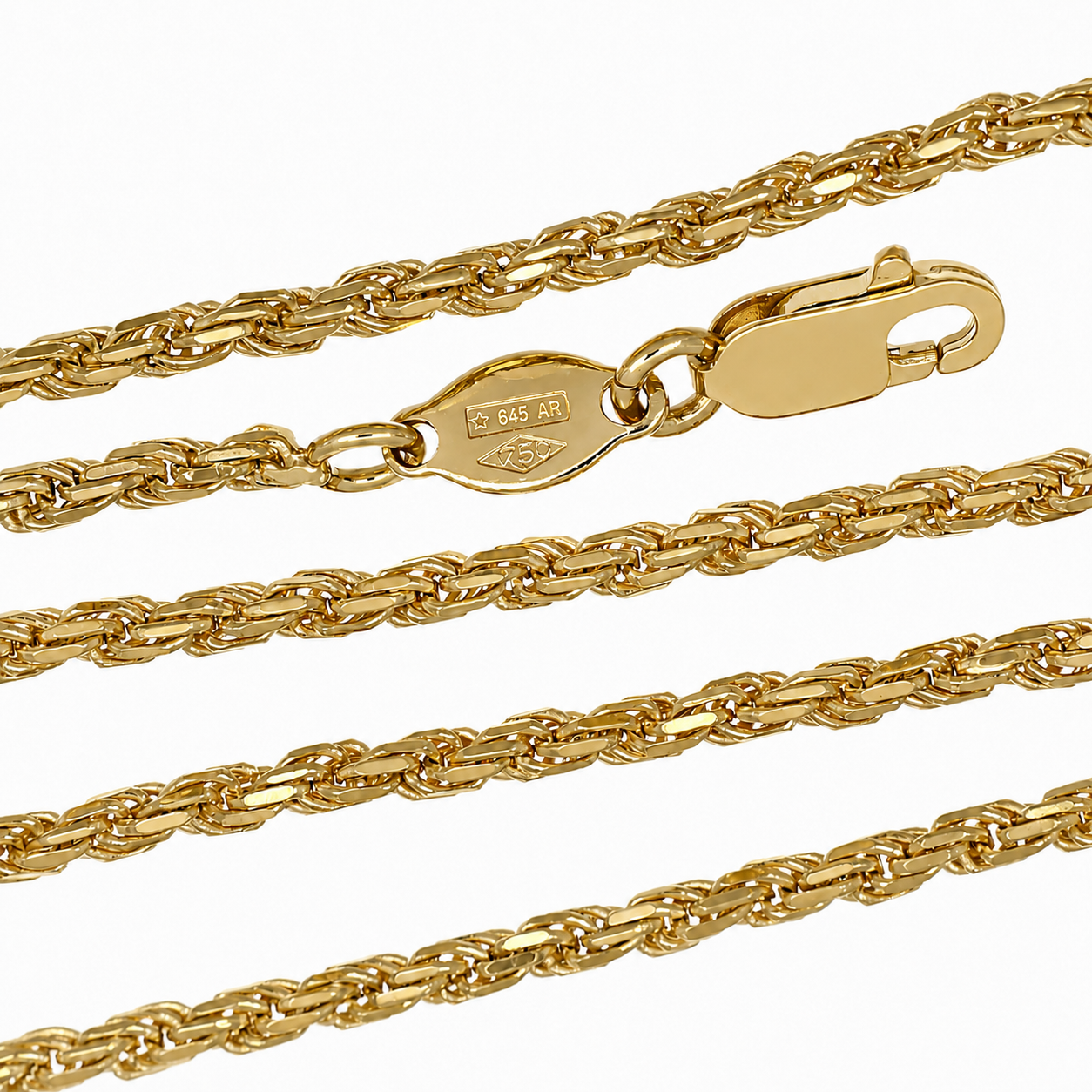 Collana - 18 carati Oro giallo - Made in Italy - Handmade