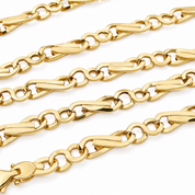 Collana - 18 carati Oro giallo - Made in Italy - Handmade