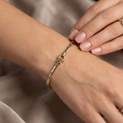 Bracciale - 18 carati Oro giallo, Oro bianco - Made in Italy - Handmade