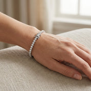 Bracciale - 18 carati Oro bianco - 1.60ct. tw. Diamante (Naturale) - Made in Italy - Handmade