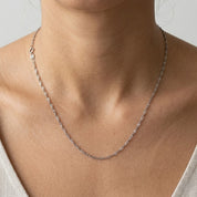 Collana - 18 carati Oro bianco