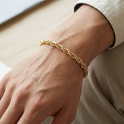 Bracciale - 18 carati Oro giallo - Handmade - Made in Italy
