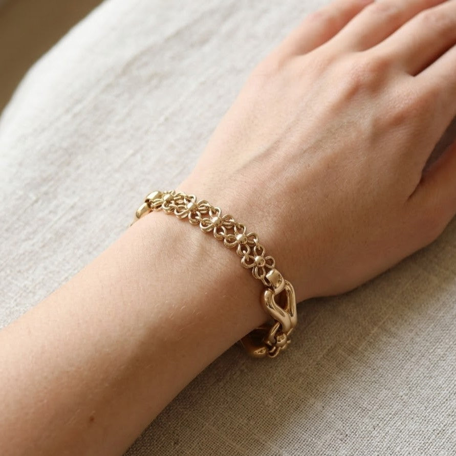 Bracciale - 18 carati Oro giallo - Handmade - Made in Italy