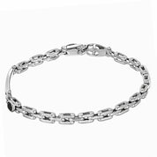 Bracciale - 18 carati Oro bianco - 0.10ct. tw. Onice