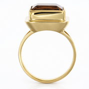Anello - 18 carati Oro giallo Topazio