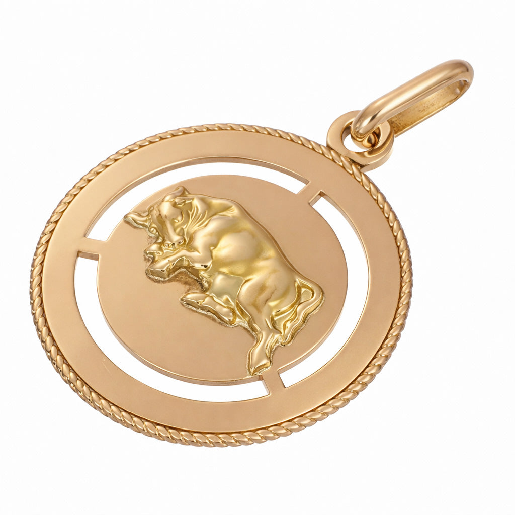Collana con ciondolo - 18 carati Oro giallo, Oro rosa