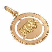Collana con ciondolo - 18 carati Oro giallo, Oro rosa
