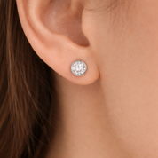 Orecchini - 18 carati Oro bianco - 0.18ct. tw. Diamante (Naturale)
