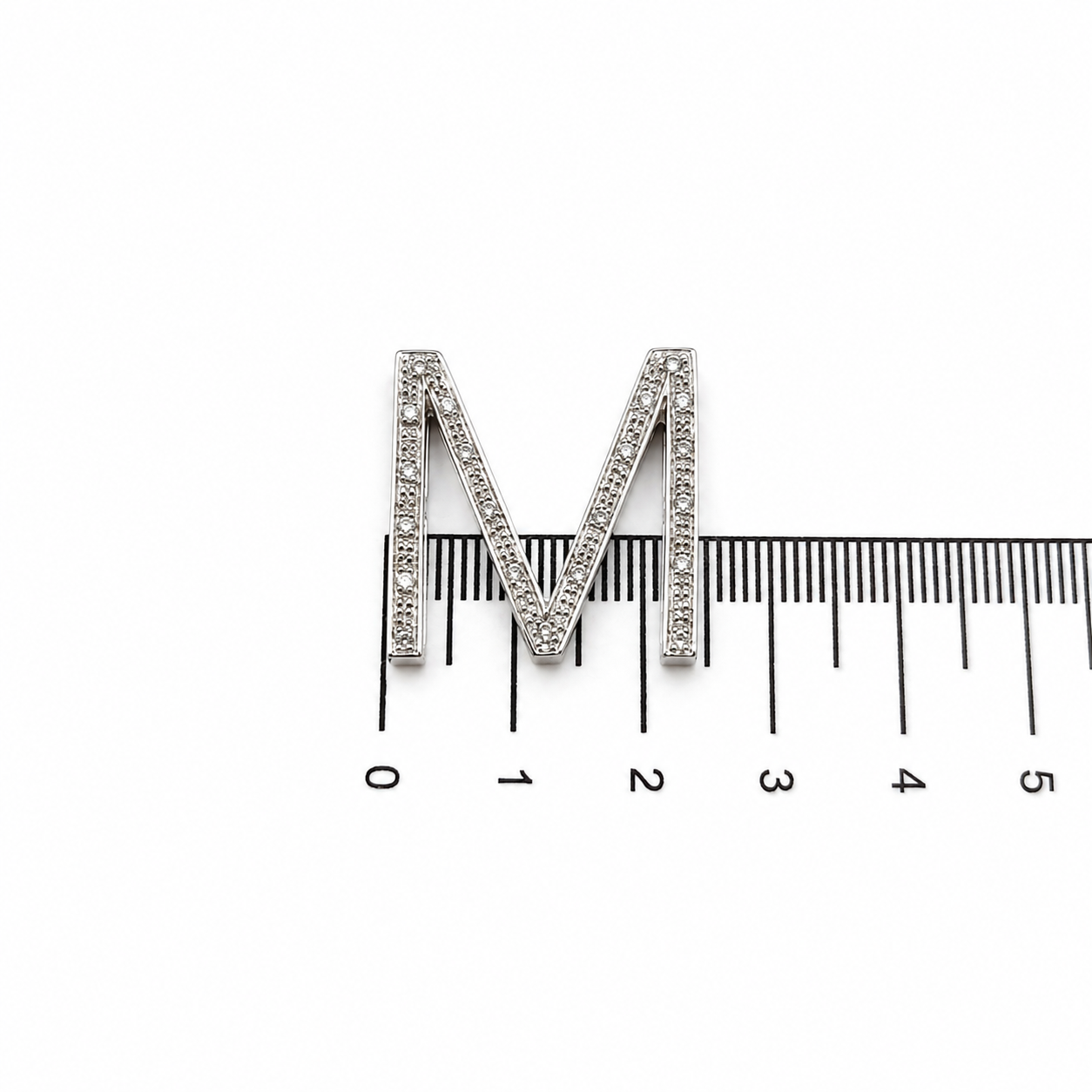 Ciondolo - 18 carati Oro bianco - 0.315ct. tw. Diamante (Naturale) - Made in Italy - Handmade
