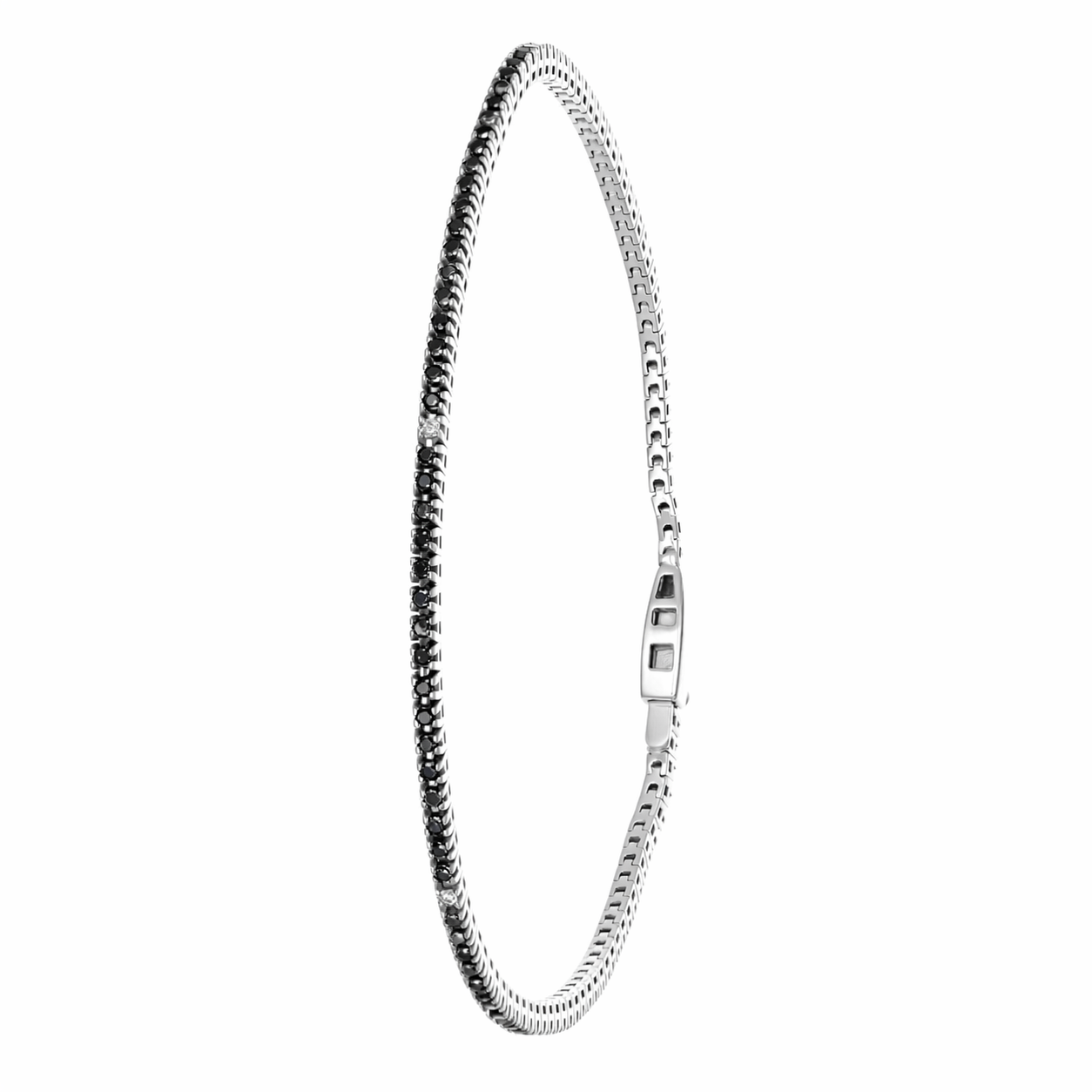 Bracciale - 18 carati Oro bianco - 1.07ct. tw. Diamante (Naturale)