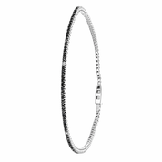 Bracciale - 18 carati Oro bianco - 1.07ct. tw. Diamante (Naturale)