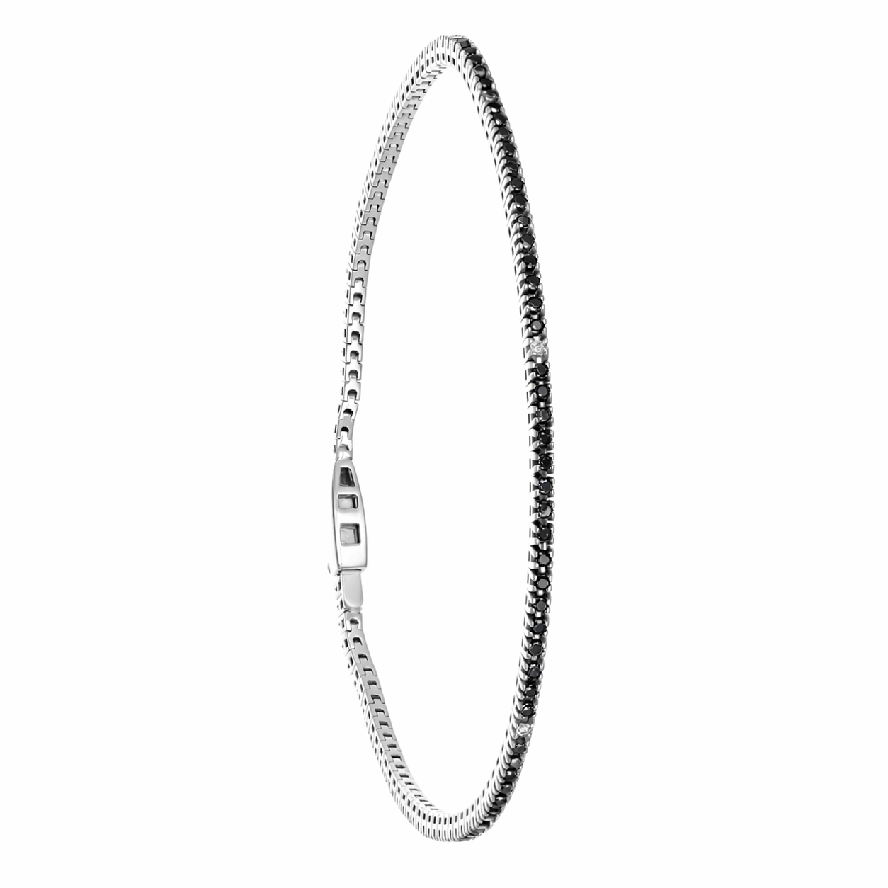 Bracciale - 18 carati Oro bianco - 1.07ct. tw. Diamante (Naturale)
