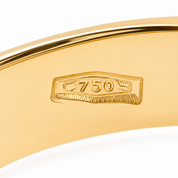 Anello - 18 carati Oro giallo - 0.06ct. tw. Diamante (Naturale) - Made in Italy - Handmade
