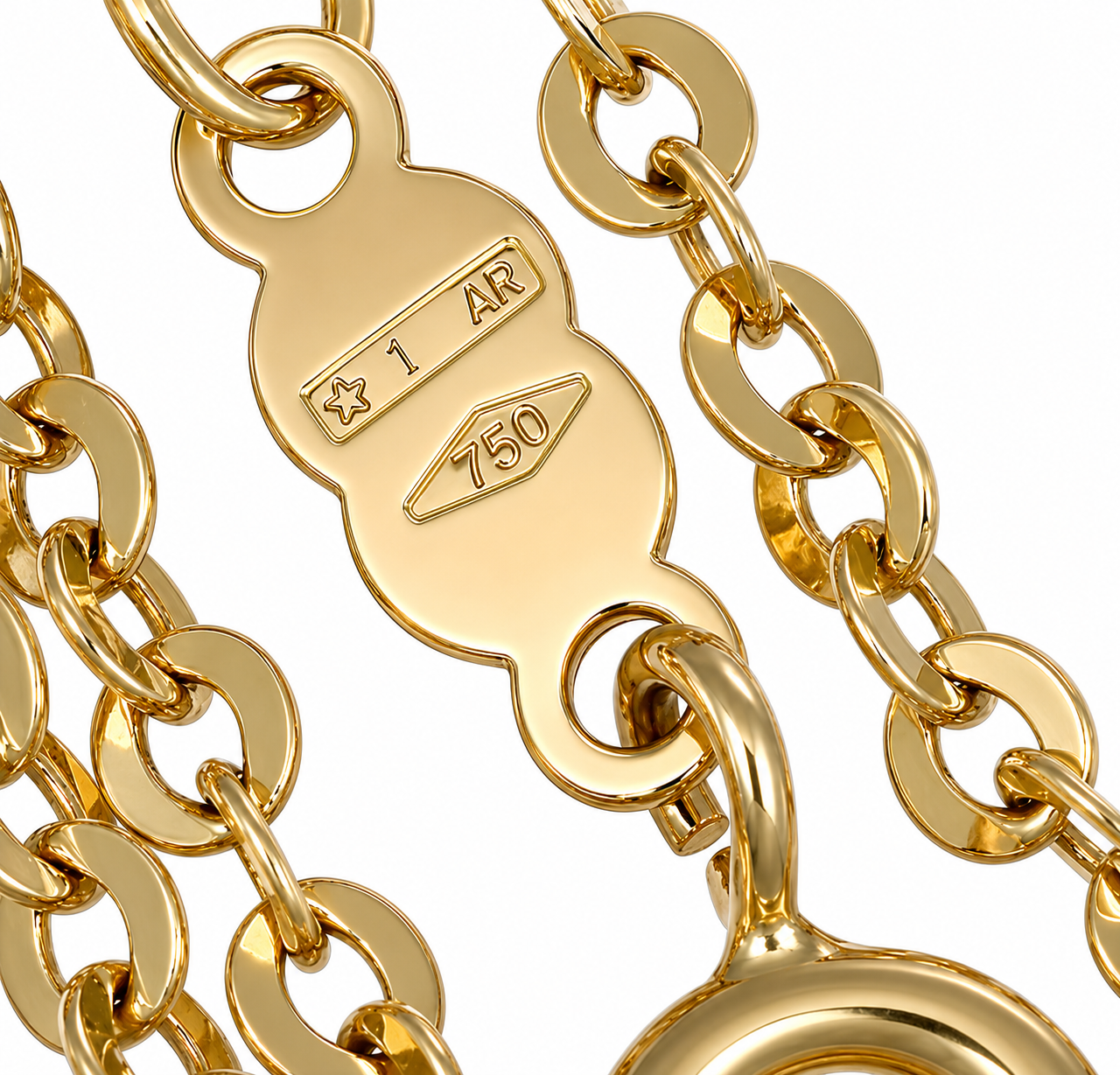 Collana - 18 carati Oro giallo - Made in Italy - Handmade