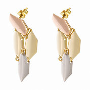 Orecchini - 18 carati Oro giallo, Oro rosa, Oro bianco