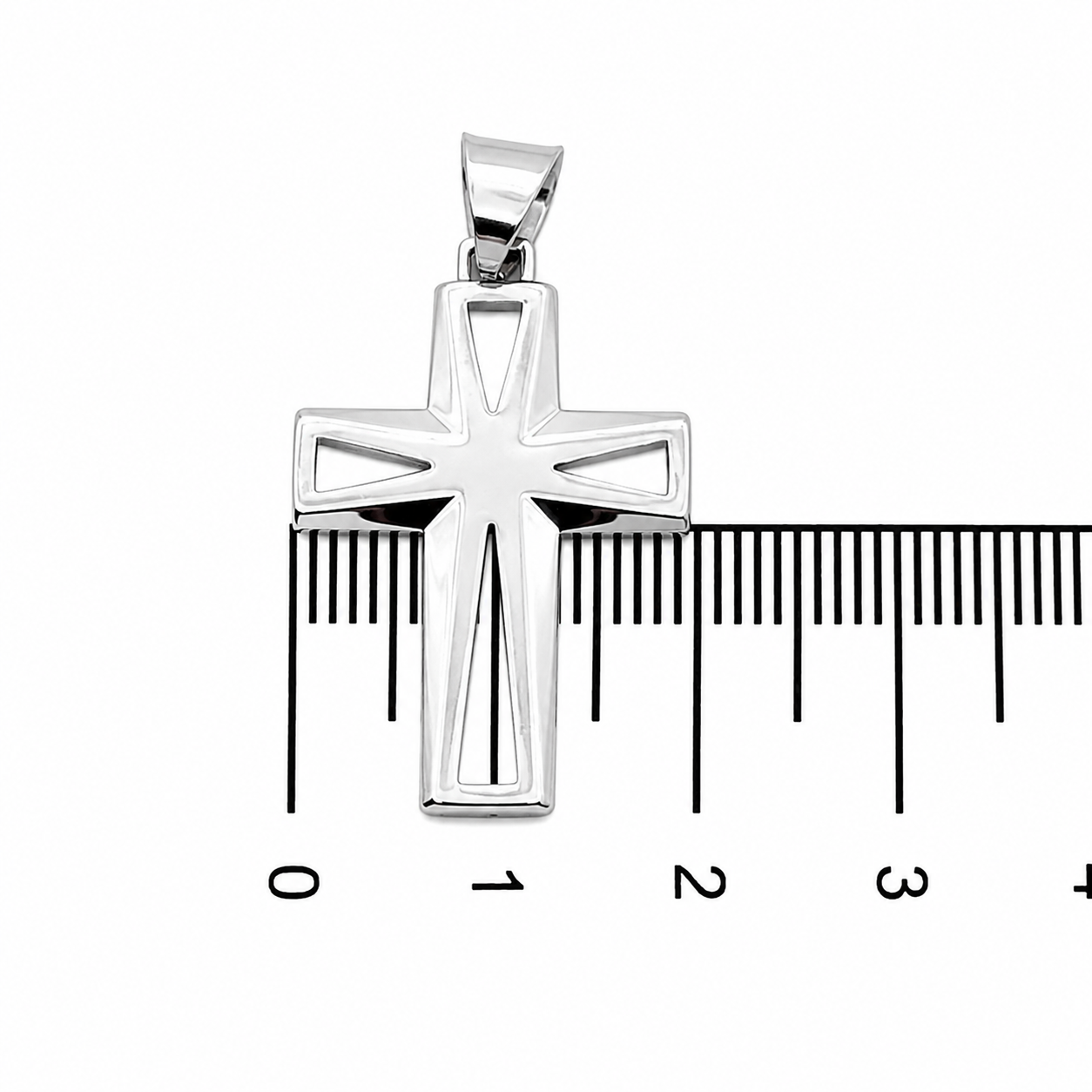 Ciondolo - 18 carati Oro bianco - Made in Italy - Handmade