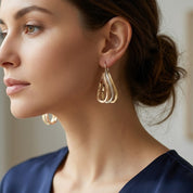 Orecchini - 18 carati Oro giallo, Oro rosa, Oro bianco