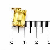 Ciondolo - 18 carati Oro giallo - 5.00ct. tw. Quarzo - Made in Italy - Handmade