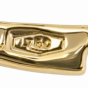 Orecchini - 18 carati Oro giallo - 0.64ct. tw. Diamante (Naturale) - Rubino - Made in Italy - HandMade