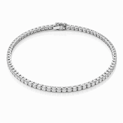 Bracciale - 18 carati Oro bianco - 2.23ct. tw. Diamante (Naturale)