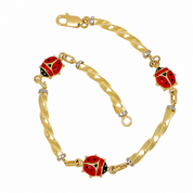 Bracciale - 18 carati Oro giallo - Handmade - Made in Italy