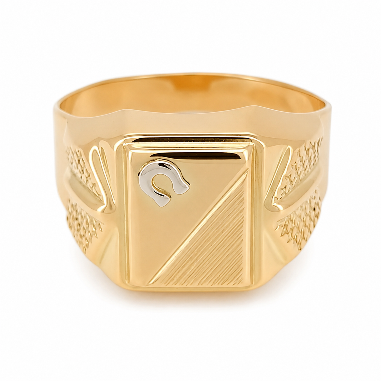 Anello - 18 carati Oro bianco, Oro giallo - Made in Italy - Handmade