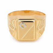 Anello - 18 carati Oro bianco, Oro giallo - Made in Italy - Handmade