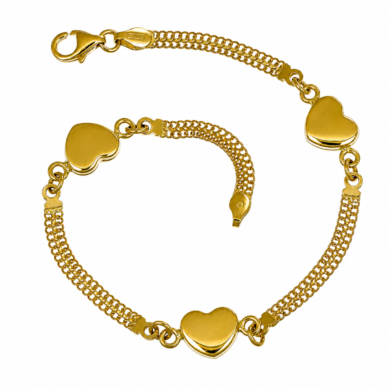 Bracciale - 18 carati Oro giallo - Made in Italy - Handmade