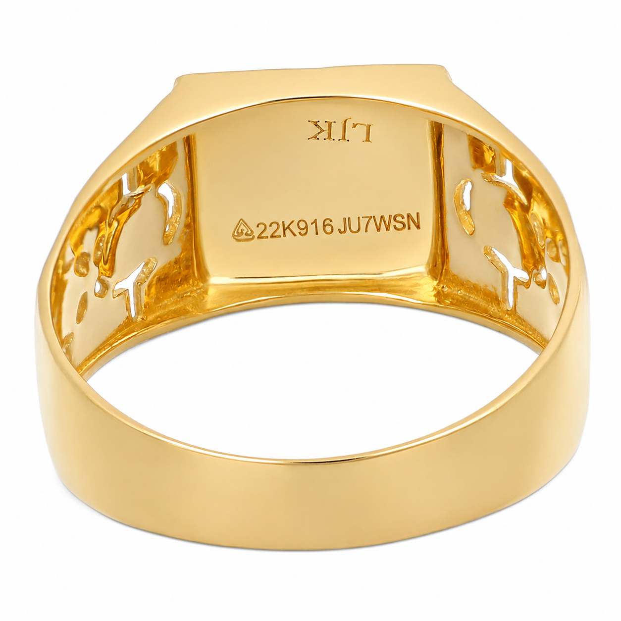 Anello - 22 carati Oro giallo - Made in Italy - Handmade