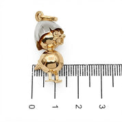 Ciondolo - 18 carati Oro giallo, Oro bianco - Made in Italy - Handmade