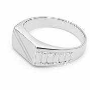 Anello - 18 carati Oro bianco - Made in Italy - Handmade