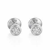 Orecchini - 18 carati Oro bianco - 0.18ct. tw. Diamante (Naturale)