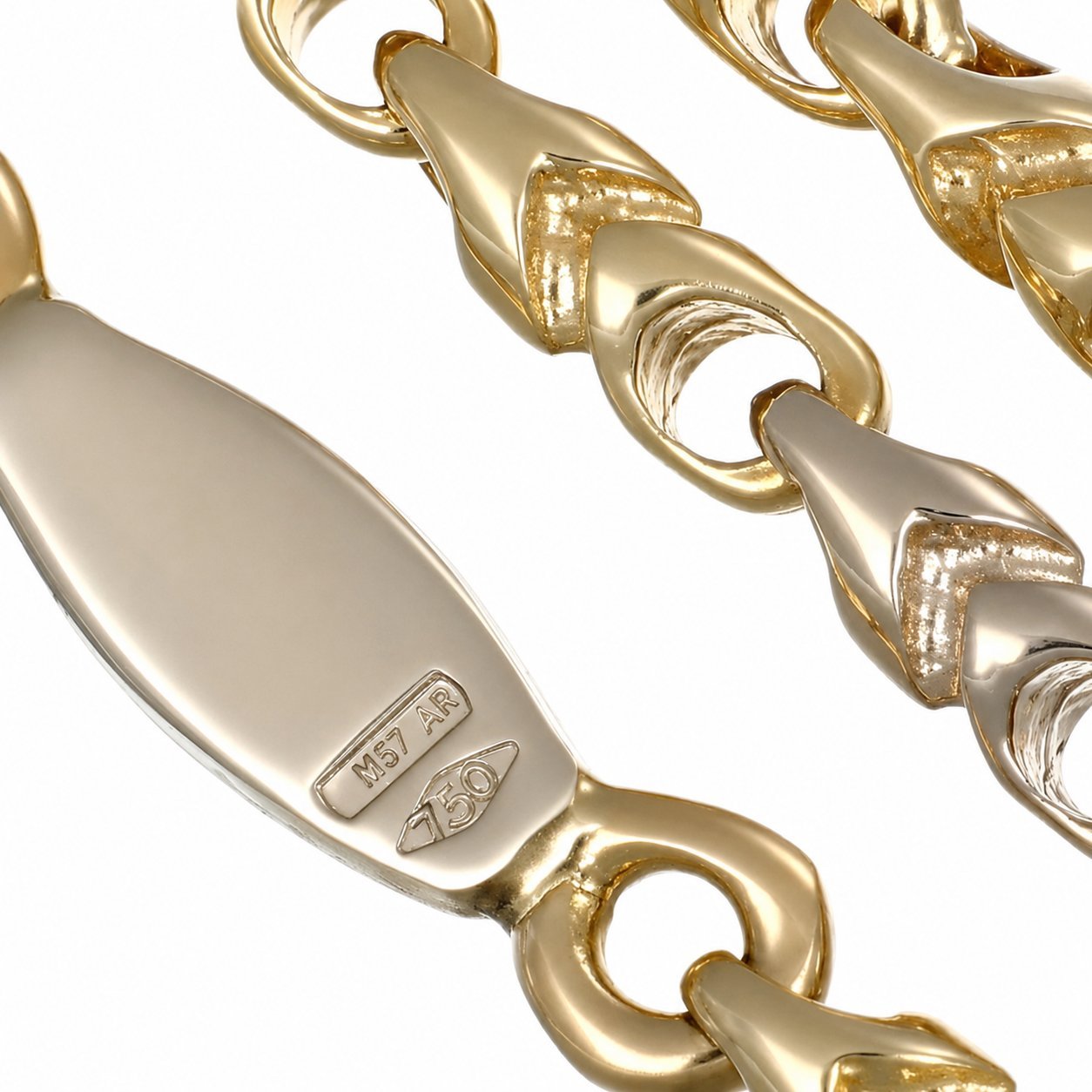 Collana - 18 carati Oro giallo, Oro bianco - Made in Italy - Handmade