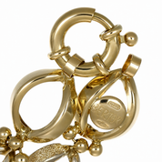 Bracciale - 18 carati Oro bianco, Oro giallo, Oro rosa - Made in Italy - Handmade