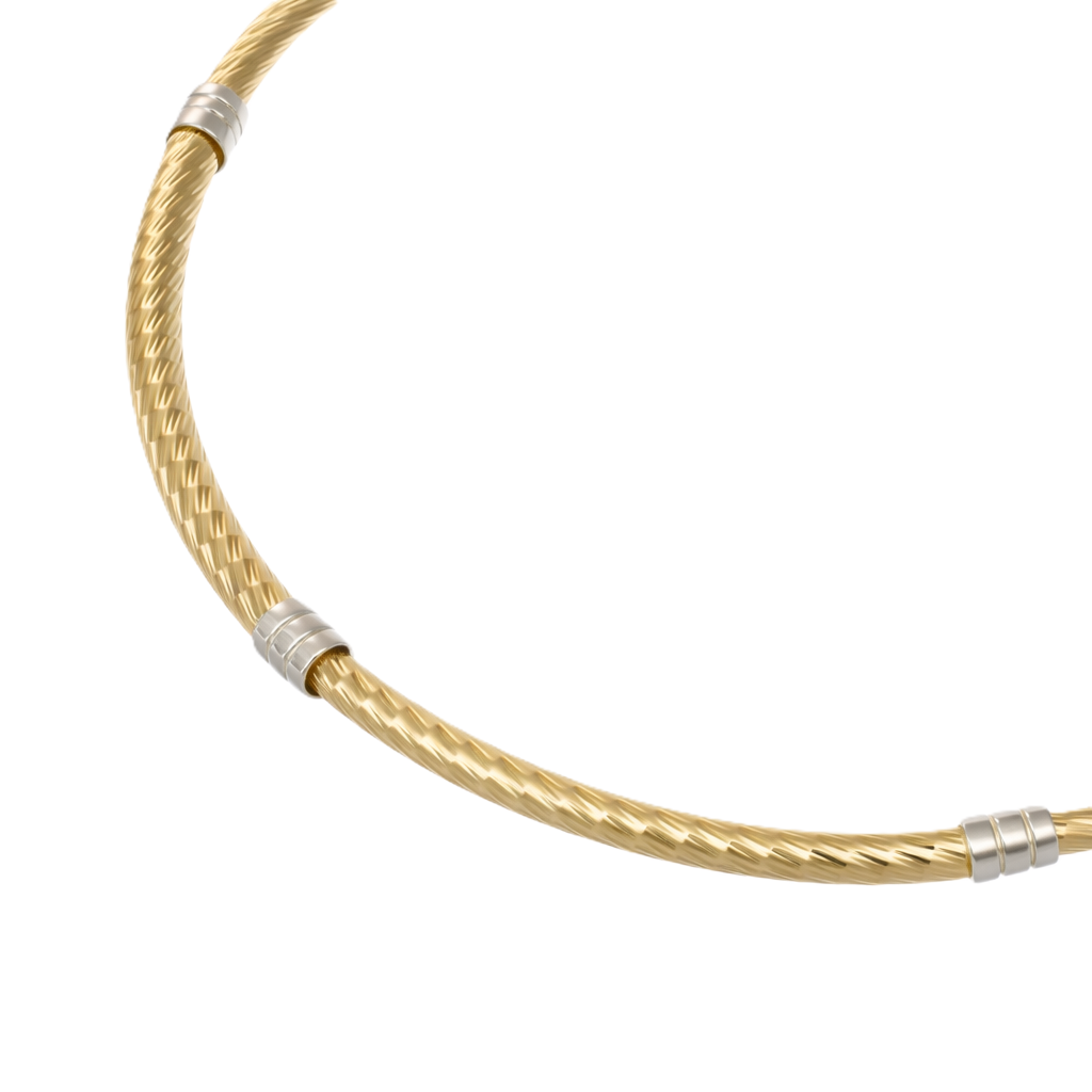 Collana - 18 carati Oro giallo, Oro bianco