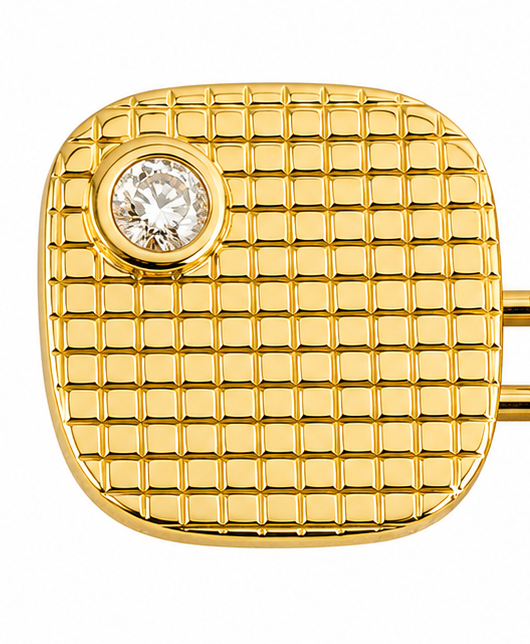 Gemelli - 18 carati Oro giallo - 0.20ct. tw. Diamante (Naturale)