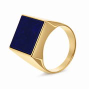 Anello - 18 carati Oro giallo - 15.00ct. tw. Lapislazzuli