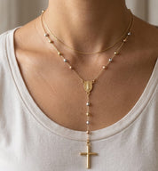 Collana con ciondolo - 18 carati Oro giallo, Oro rosa, Oro bianco