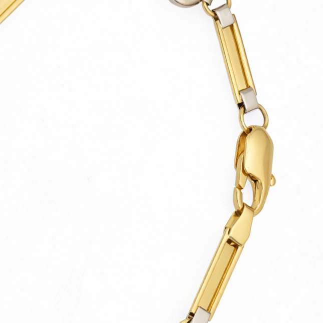 Bracciale - 18 carati Oro bianco, Oro giallo