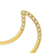 Ciondolo in Oro Giallo 18 carati con n 13 Diamanti da 0.195 Ct tot