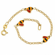 Bracciale - 18 carati Oro giallo - Handmade - Made in Italy