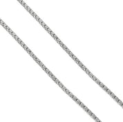 Collana con ciondolo - 18 carati Oro bianco - 0.77ct. tw. Smeraldo - Diamante