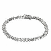 Bracciale - 14 carati Oro bianco - 2.00ct. tw. Diamante (Naturale) - Made in Italy - Handmade