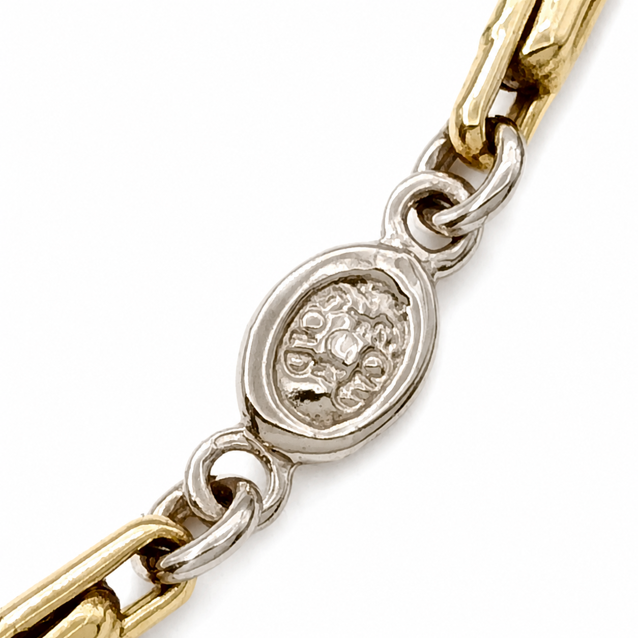 Collana - 18 carati Oro giallo, Oro bianco - Made in Italy - Handmade