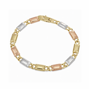 Bracciale Oro Giallo Oro Bianco Oro Rosa 18 carati