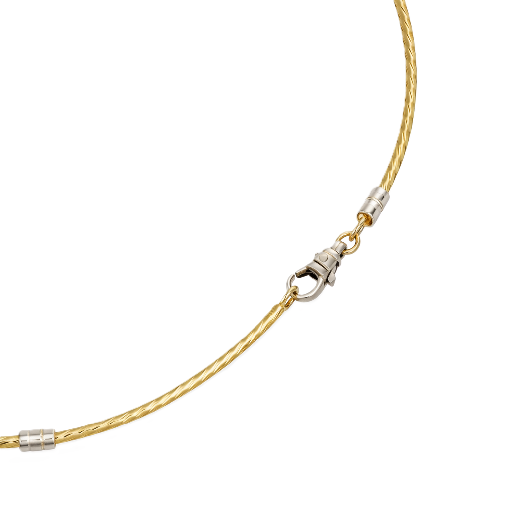 Collana - 18 carati Oro giallo, Oro bianco