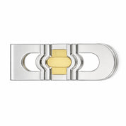 18 carati - Oro giallo, Argento - Fermasoldi