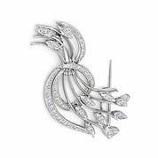 Spilla - 18 carati Oro bianco - 0.31ct. tw. Diamante (Naturale)