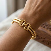 Bracciale - 18 carati Oro giallo - Made in Italy - Handmade