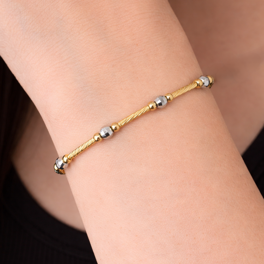 Bracciale - 18 carati Oro giallo, Oro bianco